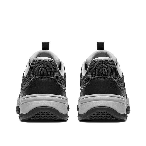 Men's Waterproof Wide Toe Box Slip-on Sneakers - BLACK - 2