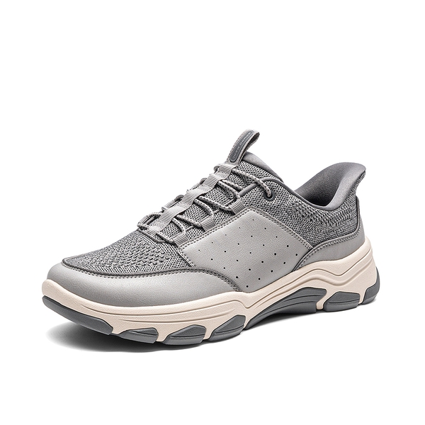 Men's Waterproof Wide Toe Box Slip-on Sneakers - CHARCOAL GRAY -  0