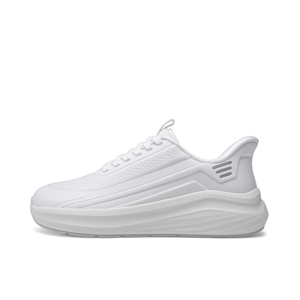 Men's Athletic Cushioning Comfortable Sneakers - WHITE - 1