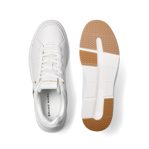 Men's Lightweight Non Slip Casual Dress Fashion Sneakers - WHITE - 1