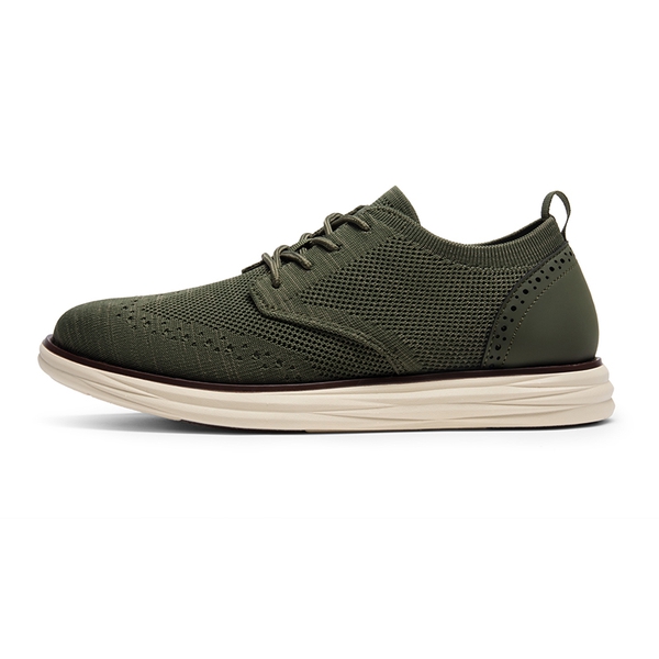 Men's KnitFlex Craft Mesh Lightweight Sneakers - GREEN - 1