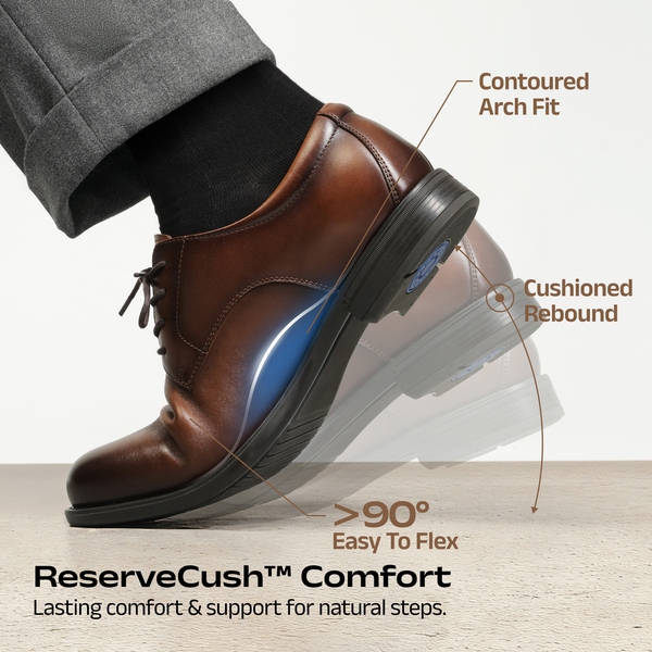 full grain leather dress shoes Amberjack The Original (Chestnut) 7.5 / Wide Each pair is sustainably made with high Lethato Handcrafted Wholecut Oxford Men's