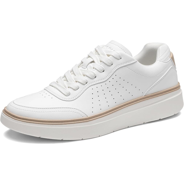 Men's Fashion Dress Lightweight Casual Sneakers - WHITE -  0