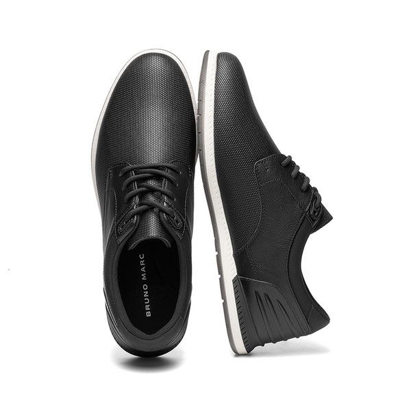 Men's Casual Lightweight Dress Oxfords And Business Formal Derby - BLACK - 1