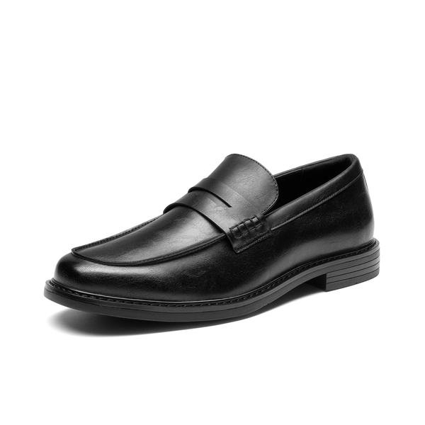 Men's Slip-on Penny Dress Loafers - BLACK -  0