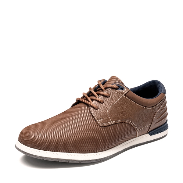 Men's Casual Lightweight Dress Oxfords And Business Formal Derby - BROWN -  0