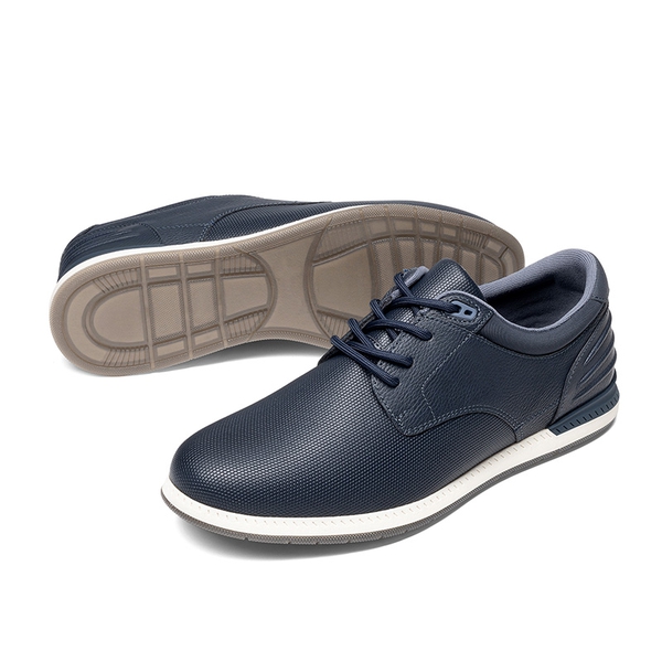 Men's Casual Lightweight Dress Oxfords And Business Formal Derby - NAVY - 2