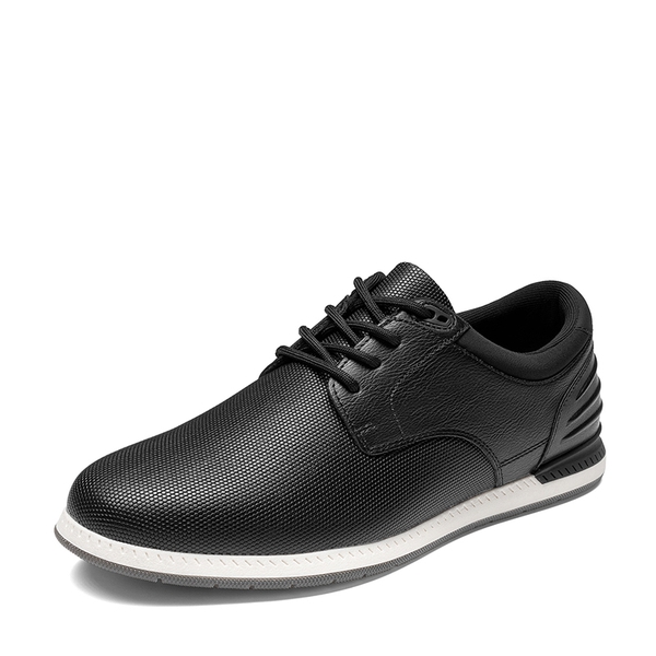 Men's Casual Lightweight Dress Oxfords And Business Formal Derby - BLACK -  0