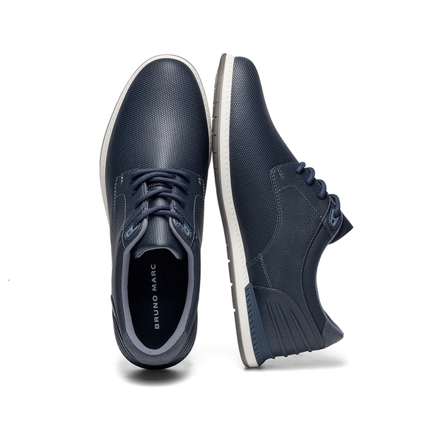 Men's Casual Lightweight Dress Oxfords And Business Formal Derby - NAVY - 1