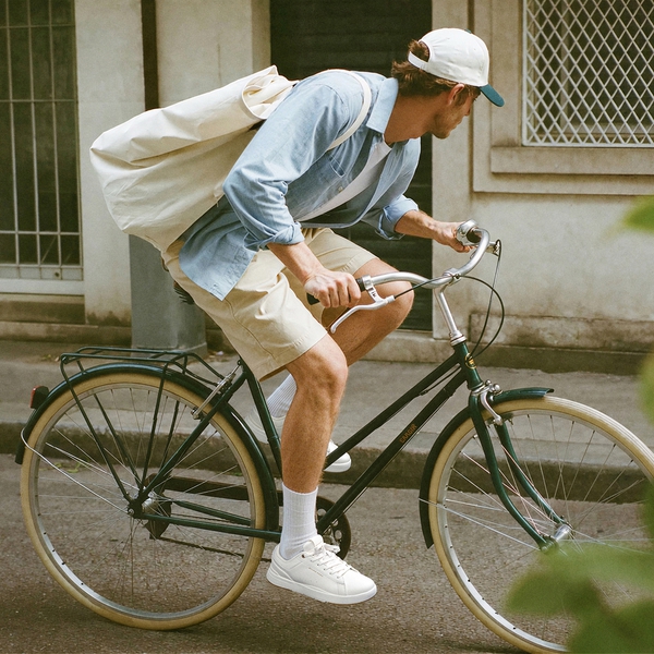 Men's Casual Dress Minimalist Versatile  Sneakers - WHITE - 3