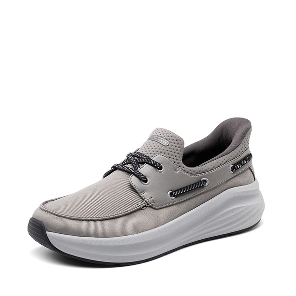 Men's Casual Cushion Comfort Non-Slip Wide Toe Box Walking Sneakers  - DARK GREY-NEW -  0