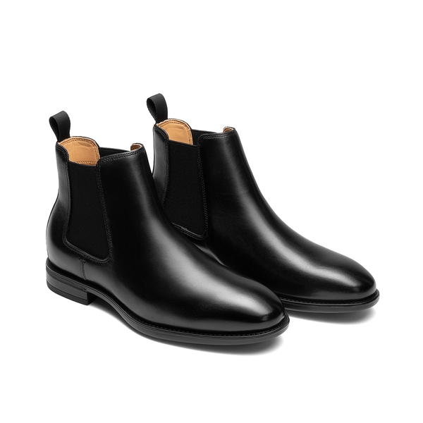 Men's Classic Full-Grain Leather Chelsea Boot - BLACK - 1