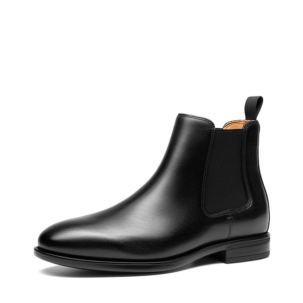 Men's Classic Full-Grain Leather Chelsea Boot - BLACK -  0