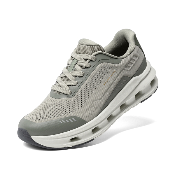 Men's Cushionix Stride Comfort Mesh Sneakers - DEEP LICHEN GREEN - 1