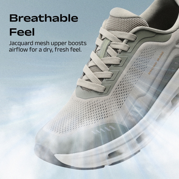 Men's Cushionix Stride Comfort Mesh Sneakers - DEEP LICHEN GREEN - 3