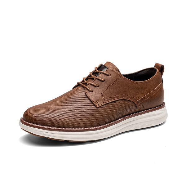 Men’s Oxford Lightweight Casual Dress Shoes - BROWN -  0
