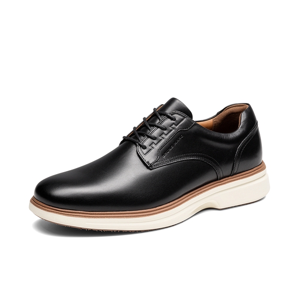 Men's Leather Oxford Dress Shoes with ReserveCush™ Comfort - BLACK -  0