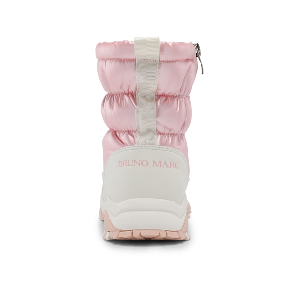 thumbnail image 2 of Bacca Girls Anti-Slip Snow Boots Pink Glitter Warm Faux Fur-Lined Winter Boots 13M 2 of 10