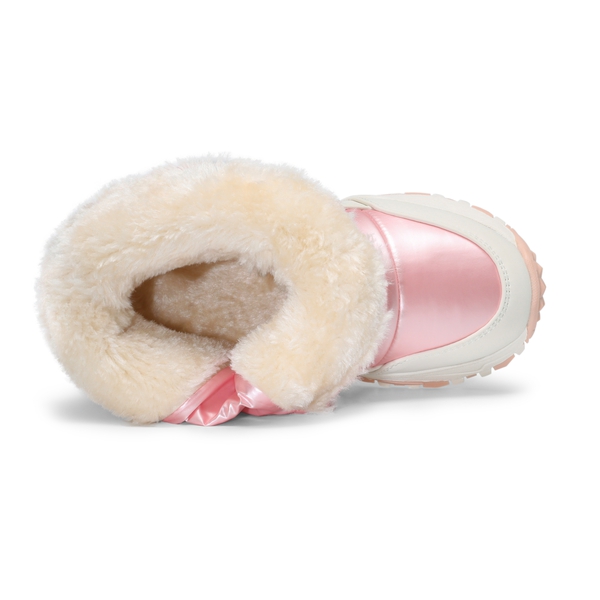 Kid's Insulated Waterproof Snow Boots - PINK - 4