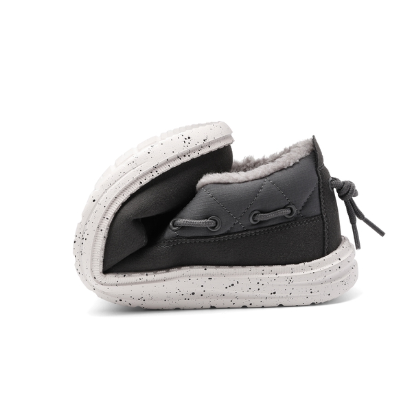 Men's  Quilted Slip-On Loafer Boat Shoes - GREY - 2