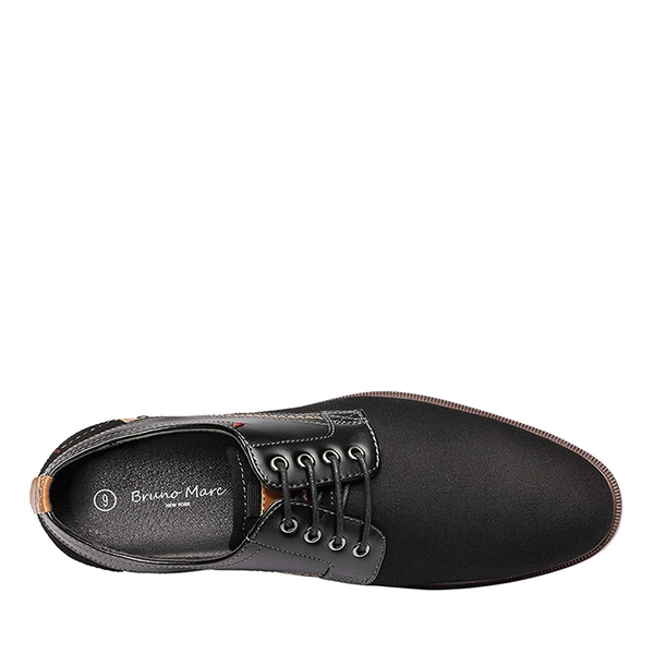 Men's Contemporary Casual Oxfords - BLACK - 3