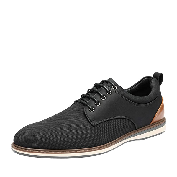 Men's Business Casual Oxford Shoes - BLACK -  0