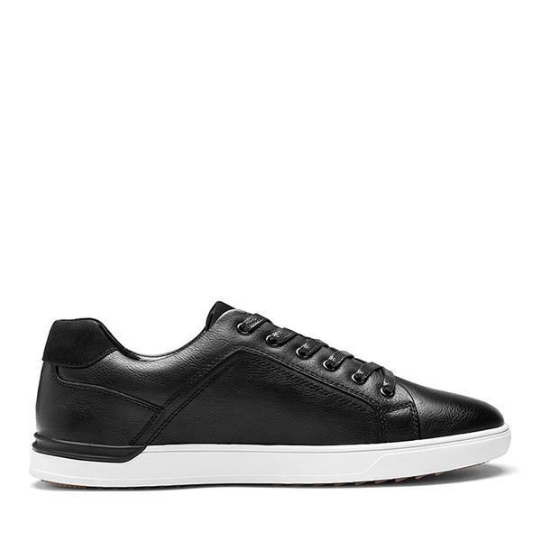 Men's Fashion Casual Dress Sneakers - BLACK - 2