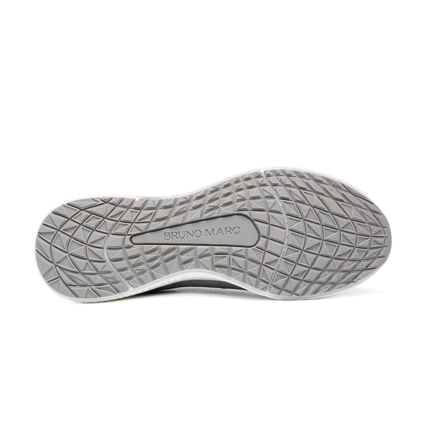 Men's Air-Cushioned Knit Mesh Sneakers - GREY - 5