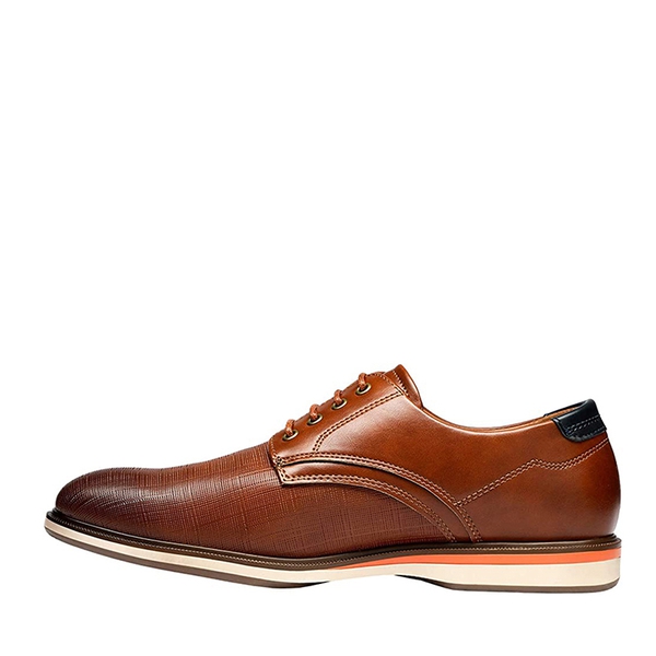 Men's Semi-Formal Casual Dress Sneakers - BROWN - 1