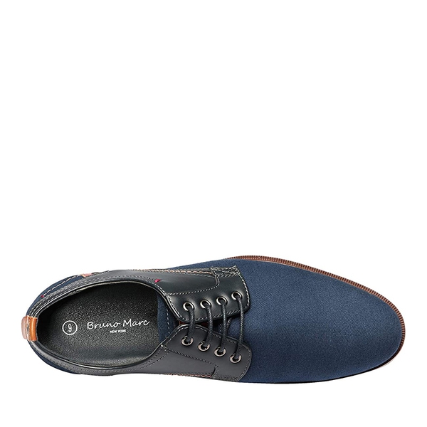 Men's Contemporary Casual Oxfords - NAVY - 3