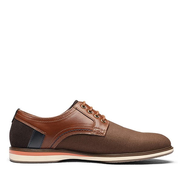 Men's Contemporary Casual Oxfords - BROWN - 2