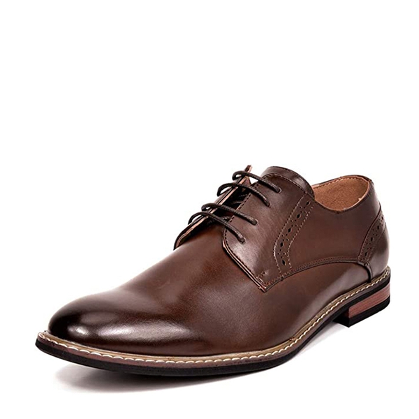 Men's Polished PU Leather Oxford Shoes