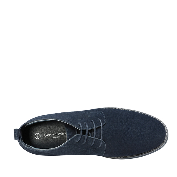 Men's Stylish Suede Chukka Boots - NAVY - 3