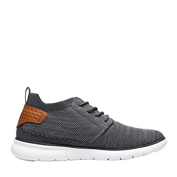 Men's Breathable Mesh Casual Sneakers - DARK GREY - 2