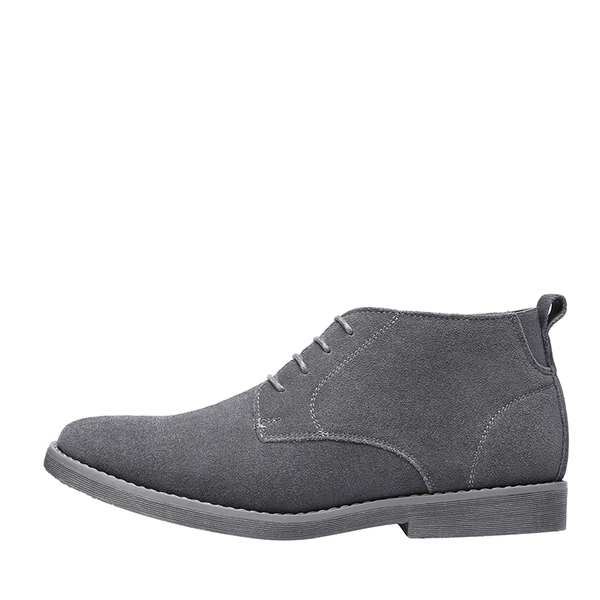 Men's Stylish Suede Chukka Boots - GREY - 1