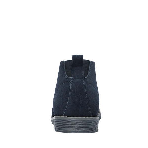 Men's Stylish Suede Chukka Boots - NAVY - 5