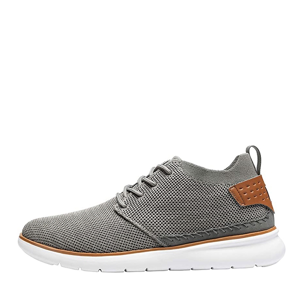 Men's Breathable Mesh Casual Sneakers - GREY - 1