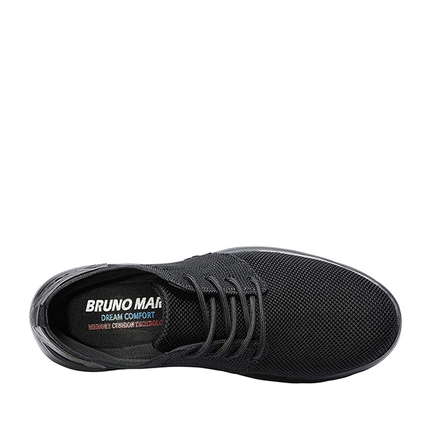 Men's Breathable Mesh Casual Sneakers - ALL BLACK - 3