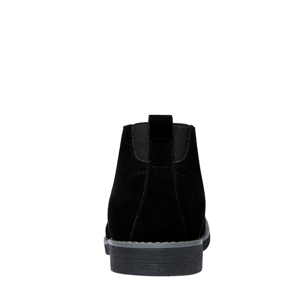 Men's Stylish Suede Chukka Boots - BLACK - 5