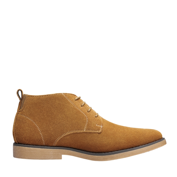 Men's Stylish Suede Chukka Boots - CAMEL - 2