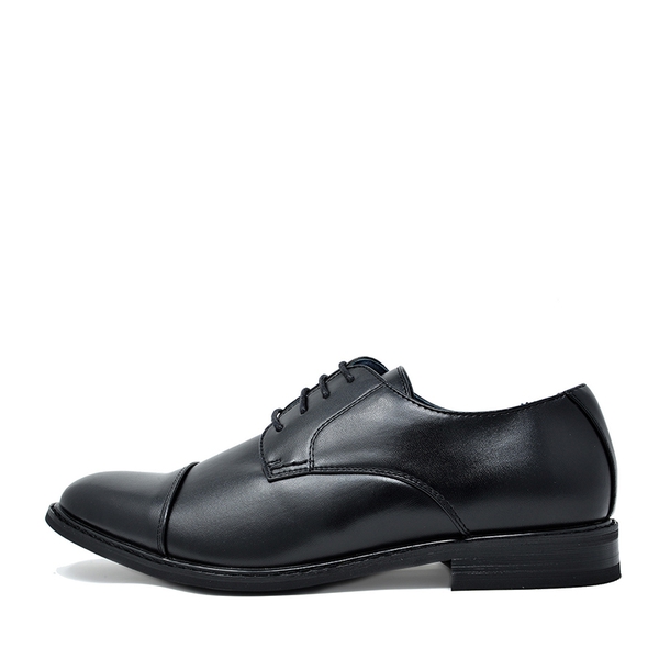 Men's Classic Cap-Toe Formal Oxford Shoes - ALL BLACK - 1