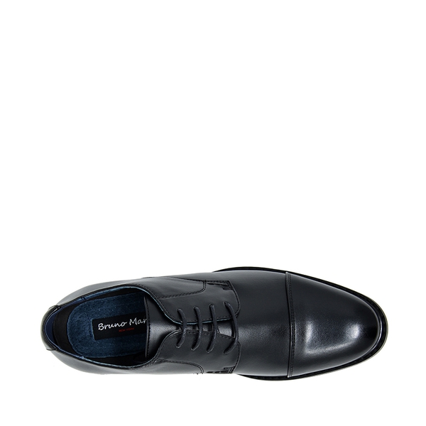 Men's Classic Cap-Toe Formal Oxford Shoes - ALL BLACK - 3