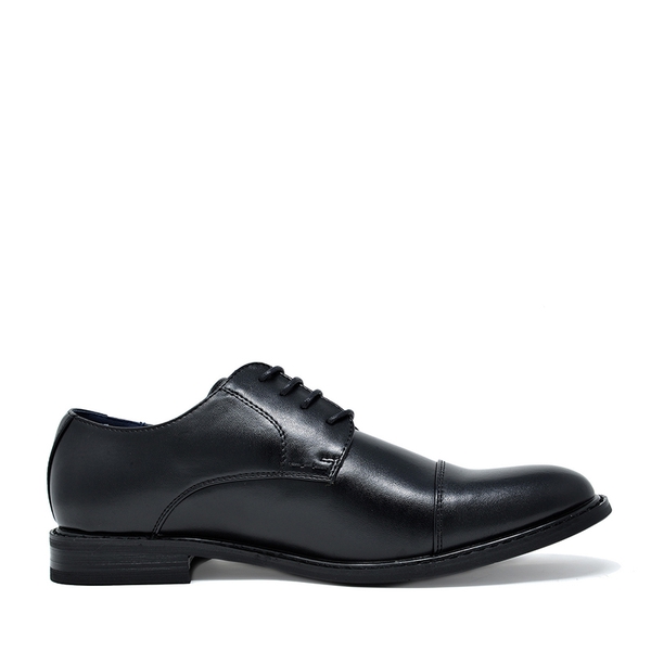 Men's Classic Cap-Toe Formal Oxford Shoes - ALL BLACK - 2