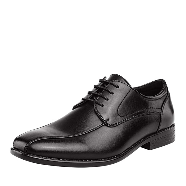 Men's Classic PU Leather Dress Shoes - BLACK -  0