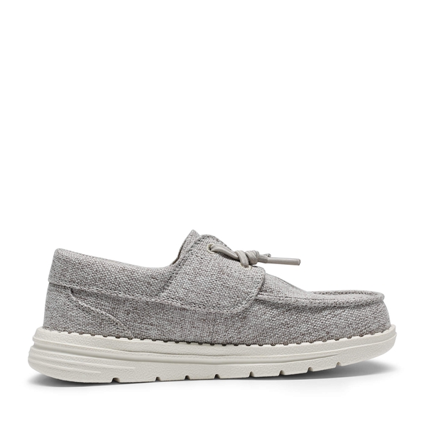 Boys Slip-On Casual Loafer Shoes - GREY - 2