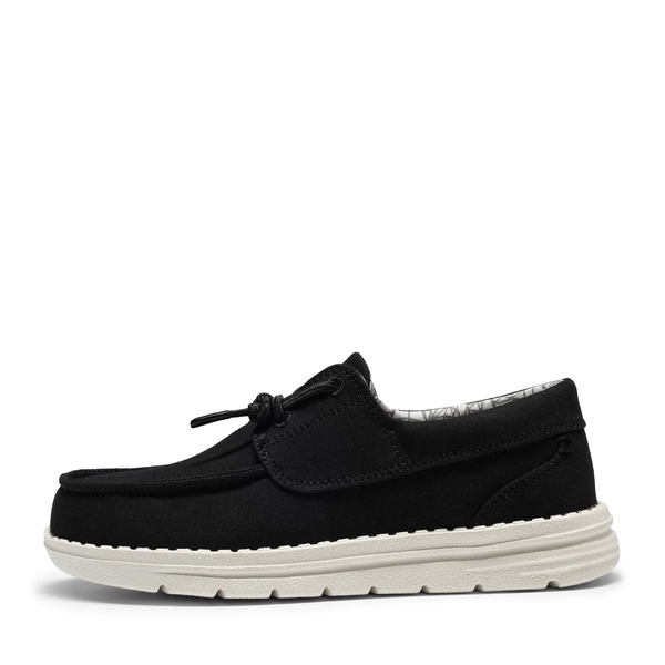 Boys Slip-On Casual Loafer Shoes - BLACK - 1