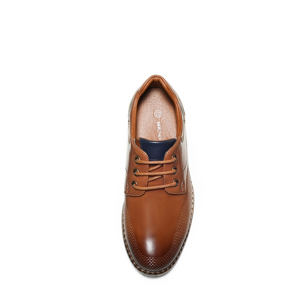 Boys' Handsome Smart Oxford Shoes - BROWN - 5