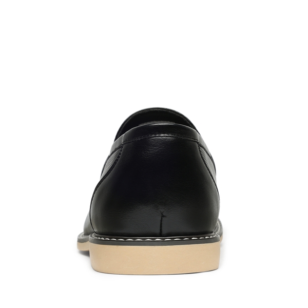 Men's Simple Dress Penny Loafers - BLACK - 5