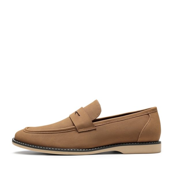 Men's Simple Dress Penny Loafers - TAN - 1