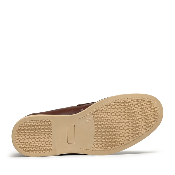 Men's Simple Dress Penny Loafers - BROWN - 4
